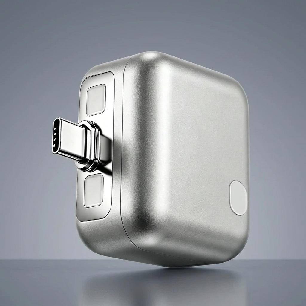 Chargeur argent sans étiquette de couleur
