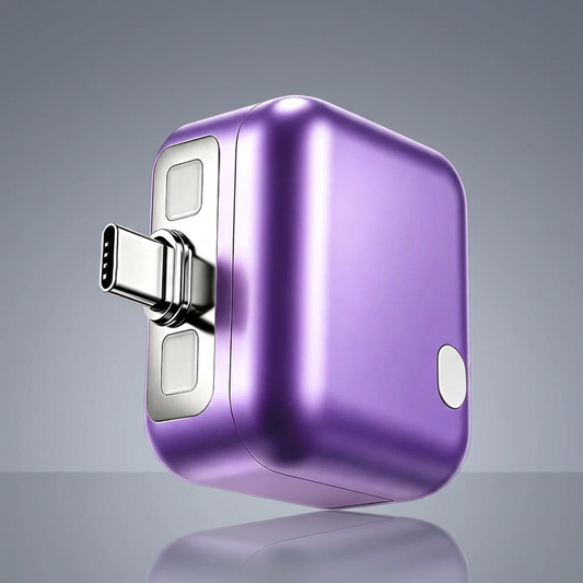Chargeur violet sans étiquette de couleur